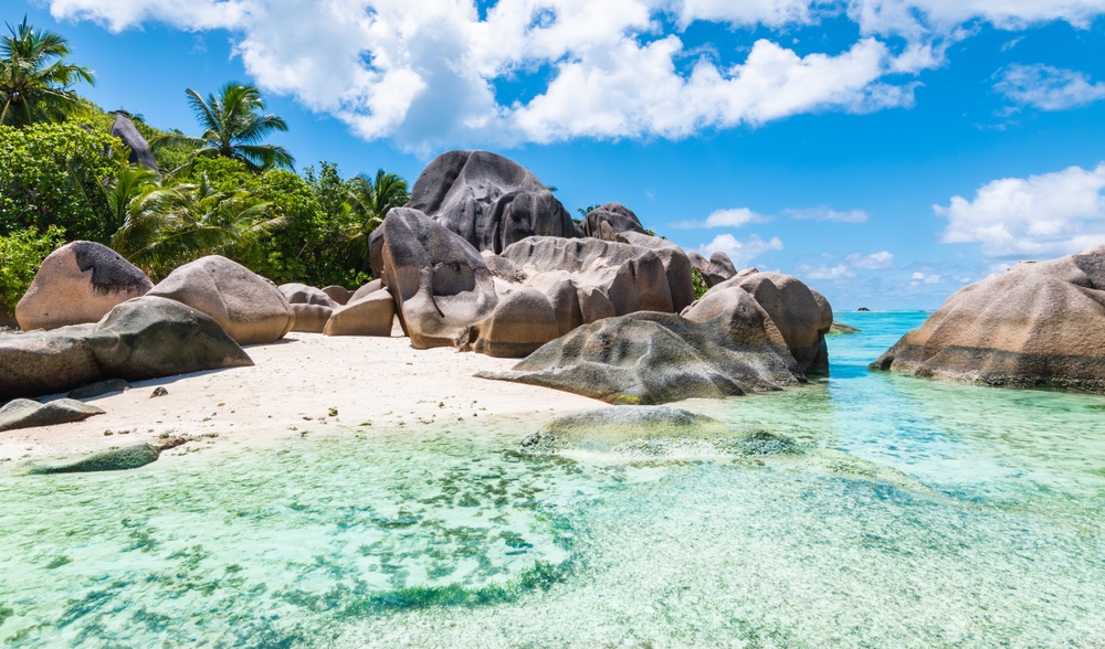 Black Travel to Anse Source d'Argent Seychelles