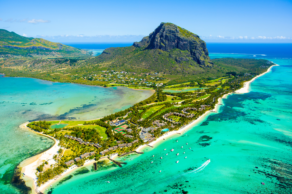 Black travel Tamarin Beach Mauritius