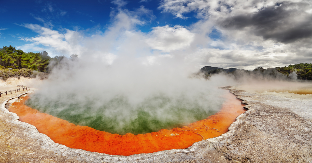 Unforgettable Adventure Destinations for Solo Seniors - Champagne Pool in Waiotapu Thermal Reserve, Rotorua, New Zealand