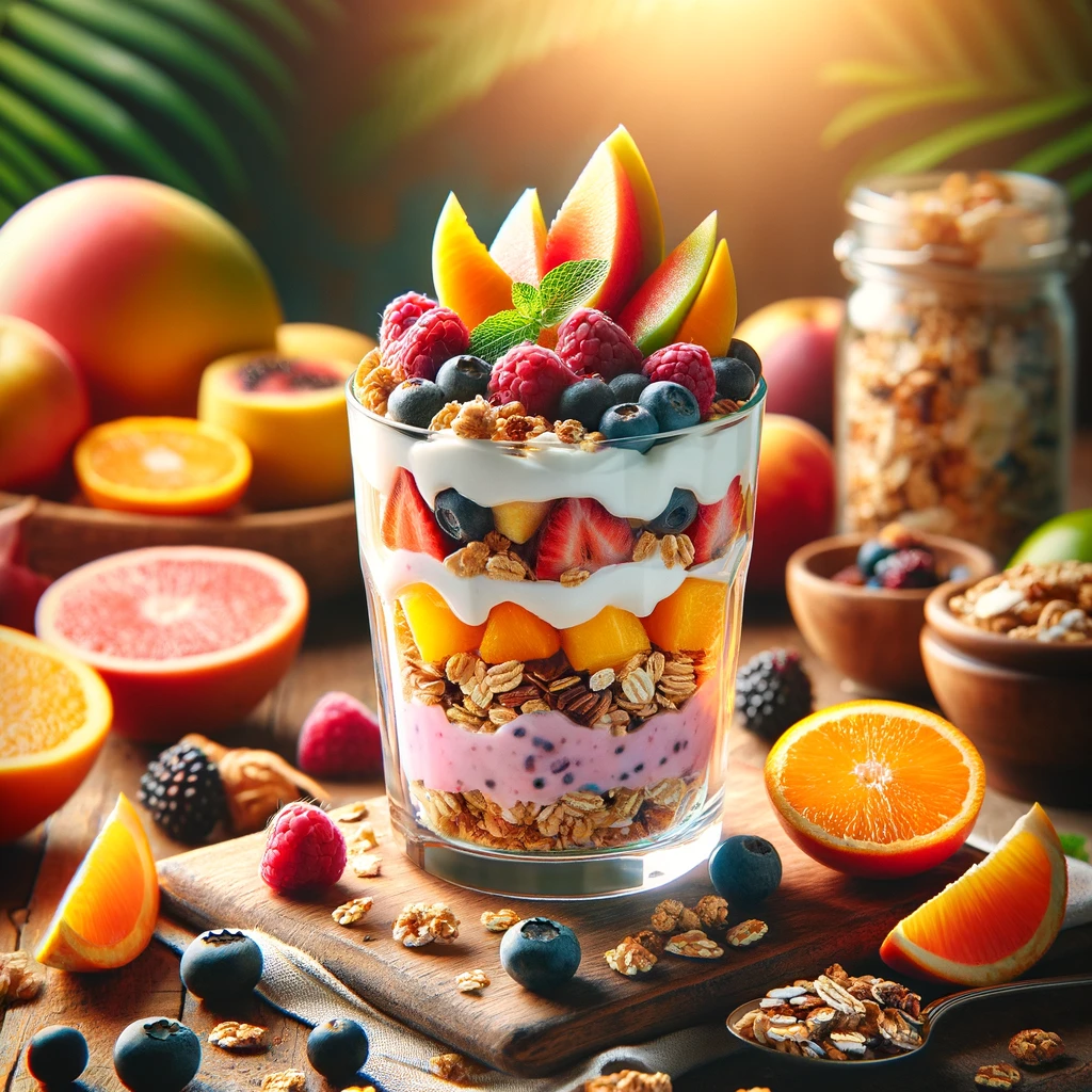 Exotic Fruit Granola Parfait: A Delicious and Nutritious Breakfast Option