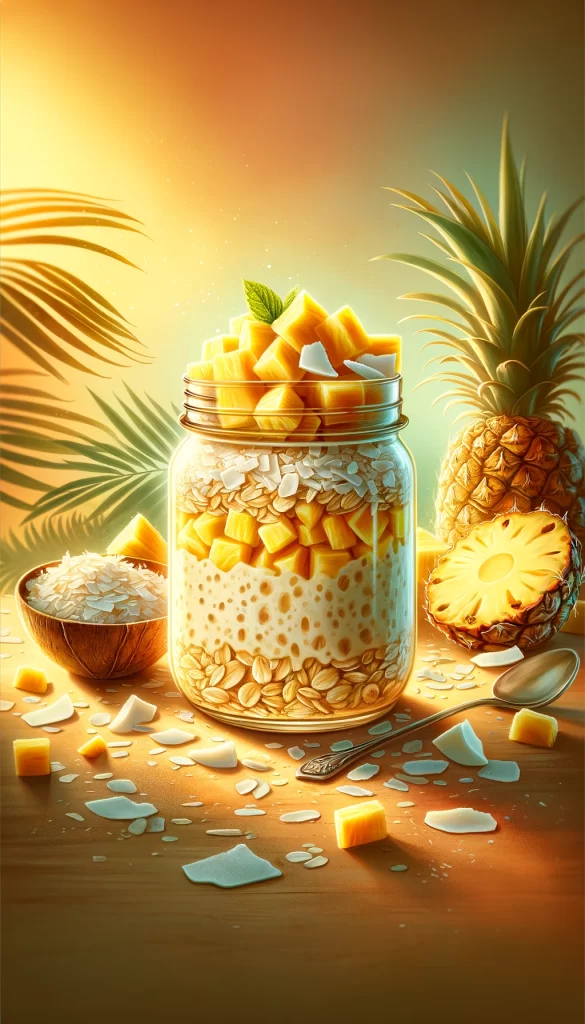 Pineapple Coconut Overnight Oats: A Tropical Twist on a Classic